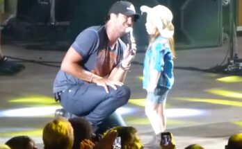 Luke Bryan Joined by Enthusiastic Young Fan Onstage Who Sings Along to Every Word!