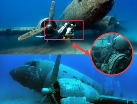 Breaking news: Strange footage of corroded plane found under ocean surface sparks global conspiracy