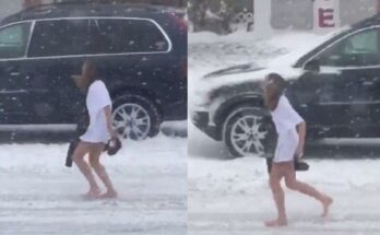 WATCH: Cheating Wife Caught Running Home In The Snow. Try not to gasp when you see the VIDEO