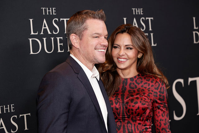 Matt Damon ‘hit the jackpot’ when he saw his now wife in a crowded bar in Miami